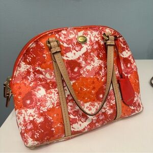 Coach Floral Sachel Purse